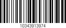 Código de barras (EAN, GTIN, SKU, ISBN): '10343913974'