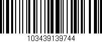 Código de barras (EAN, GTIN, SKU, ISBN): '103439139744'