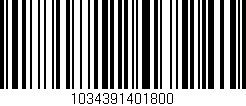 Código de barras (EAN, GTIN, SKU, ISBN): '1034391401800'