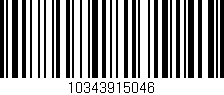 Código de barras (EAN, GTIN, SKU, ISBN): '10343915046'