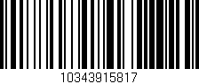 Código de barras (EAN, GTIN, SKU, ISBN): '10343915817'