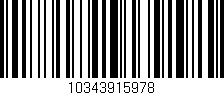 Código de barras (EAN, GTIN, SKU, ISBN): '10343915978'