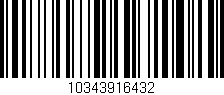 Código de barras (EAN, GTIN, SKU, ISBN): '10343916432'