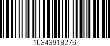 Código de barras (EAN, GTIN, SKU, ISBN): '10343918276'