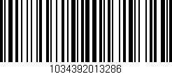 Código de barras (EAN, GTIN, SKU, ISBN): '1034392013286'