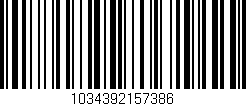 Código de barras (EAN, GTIN, SKU, ISBN): '1034392157386'