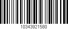 Código de barras (EAN, GTIN, SKU, ISBN): '10343921580'