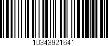 Código de barras (EAN, GTIN, SKU, ISBN): '10343921641'