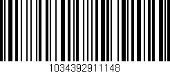 Código de barras (EAN, GTIN, SKU, ISBN): '1034392911148'