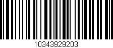 Código de barras (EAN, GTIN, SKU, ISBN): '10343929203'