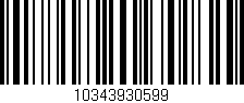 Código de barras (EAN, GTIN, SKU, ISBN): '10343930599'