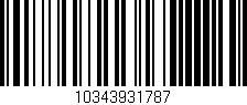 Código de barras (EAN, GTIN, SKU, ISBN): '10343931787'