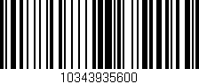 Código de barras (EAN, GTIN, SKU, ISBN): '10343935600'