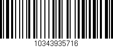 Código de barras (EAN, GTIN, SKU, ISBN): '10343935716'