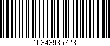 Código de barras (EAN, GTIN, SKU, ISBN): '10343935723'