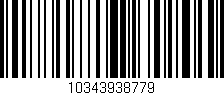 Código de barras (EAN, GTIN, SKU, ISBN): '10343938779'