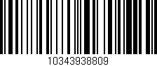 Código de barras (EAN, GTIN, SKU, ISBN): '10343938809'