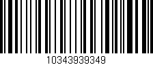 Código de barras (EAN, GTIN, SKU, ISBN): '10343939349'