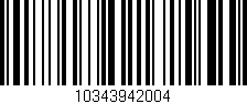 Código de barras (EAN, GTIN, SKU, ISBN): '10343942004'