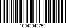 Código de barras (EAN, GTIN, SKU, ISBN): '10343943759'