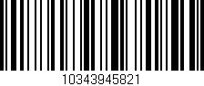 Código de barras (EAN, GTIN, SKU, ISBN): '10343945821'
