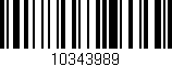 Código de barras (EAN, GTIN, SKU, ISBN): '10343989'