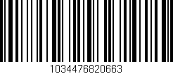 Código de barras (EAN, GTIN, SKU, ISBN): '1034476820663'