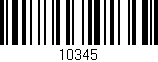 Código de barras (EAN, GTIN, SKU, ISBN): '10345'