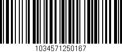 Código de barras (EAN, GTIN, SKU, ISBN): '1034571250167'