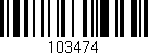 Código de barras (EAN, GTIN, SKU, ISBN): '103474'