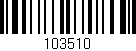 Código de barras (EAN, GTIN, SKU, ISBN): '103510'