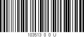 Código de barras (EAN, GTIN, SKU, ISBN): '103513_0_0_U'