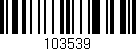 Código de barras (EAN, GTIN, SKU, ISBN): '103539'