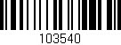 Código de barras (EAN, GTIN, SKU, ISBN): '103540'