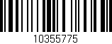 Código de barras (EAN, GTIN, SKU, ISBN): '10355775'