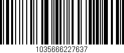 Código de barras (EAN, GTIN, SKU, ISBN): '1035666227637'