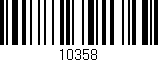 Código de barras (EAN, GTIN, SKU, ISBN): '10358'