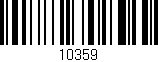 Código de barras (EAN, GTIN, SKU, ISBN): '10359'
