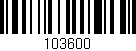 Código de barras (EAN, GTIN, SKU, ISBN): '103600'