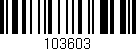 Código de barras (EAN, GTIN, SKU, ISBN): '103603'