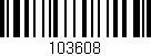 Código de barras (EAN, GTIN, SKU, ISBN): '103608'