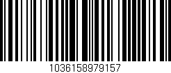 Código de barras (EAN, GTIN, SKU, ISBN): '1036158979157'