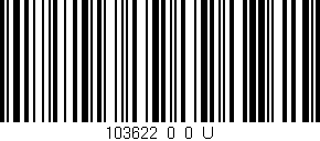Código de barras (EAN, GTIN, SKU, ISBN): '103622_0_0_U'