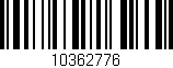 Código de barras (EAN, GTIN, SKU, ISBN): '10362776'