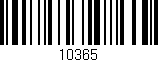Código de barras (EAN, GTIN, SKU, ISBN): '10365'