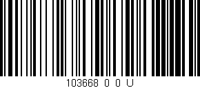 Código de barras (EAN, GTIN, SKU, ISBN): '103668_0_0_U'