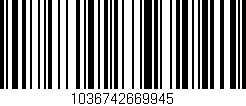 Código de barras (EAN, GTIN, SKU, ISBN): '1036742669945'
