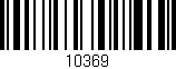 Código de barras (EAN, GTIN, SKU, ISBN): '10369'