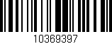 Código de barras (EAN, GTIN, SKU, ISBN): '10369397'