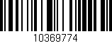 Código de barras (EAN, GTIN, SKU, ISBN): '10369774'